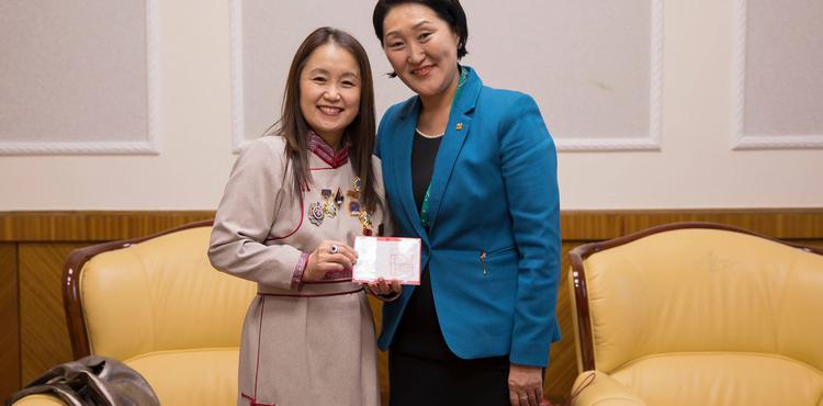 НҮБ-ын Хүн амын сангийн Монгол дахь суурин төлөөлөгчийг хүлээн авч уулзлаа