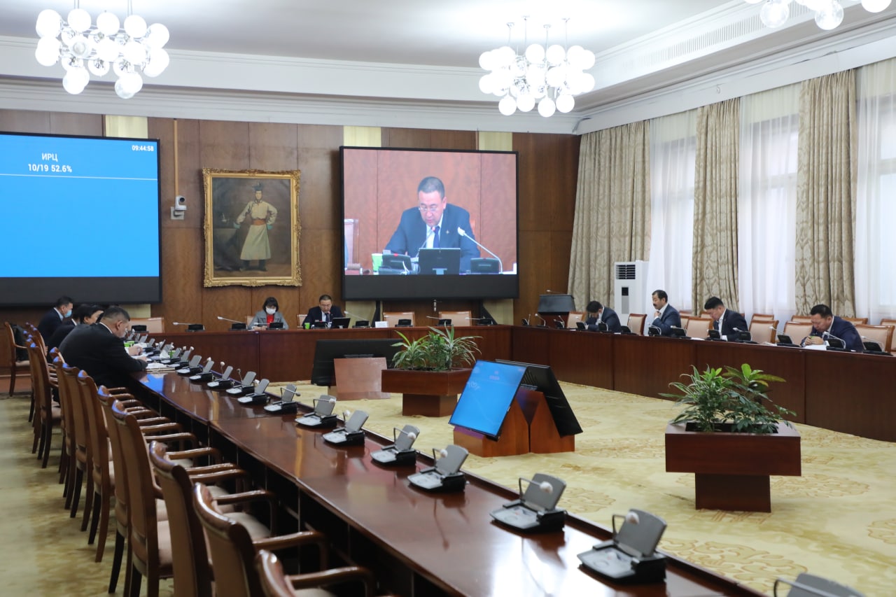 ҮББХ: "Монгол Улсын Засгийн газарт чиглэл өгөх тухай" Байнгын хорооны тогтоолыг батлав